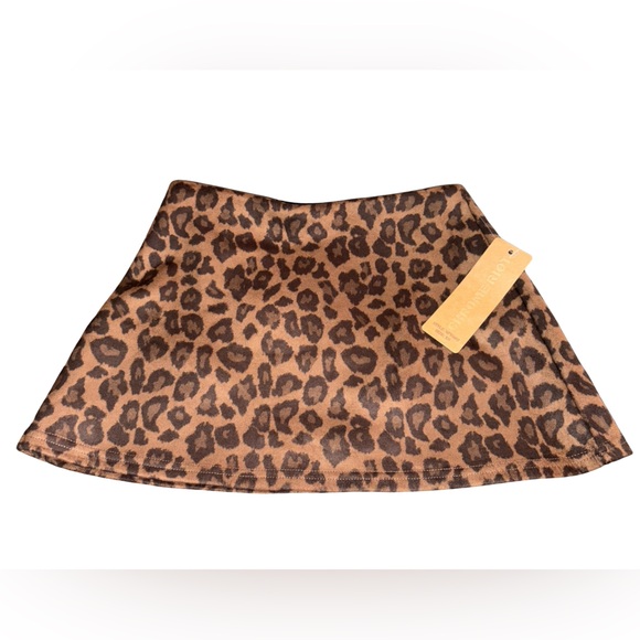 Chrome Riot Dresses & Skirts - Leopard Print Shaping Shorts Super Soft Stretch Brown Black Lined size XS